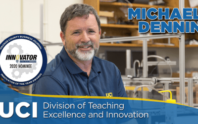 Vice Provost Michael Dennin Nominated for 2020 Innovator of the Year Awards!